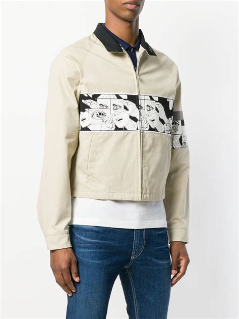 prada comic jacket|Prada Comic Book Print Jacket in Natural for Men .